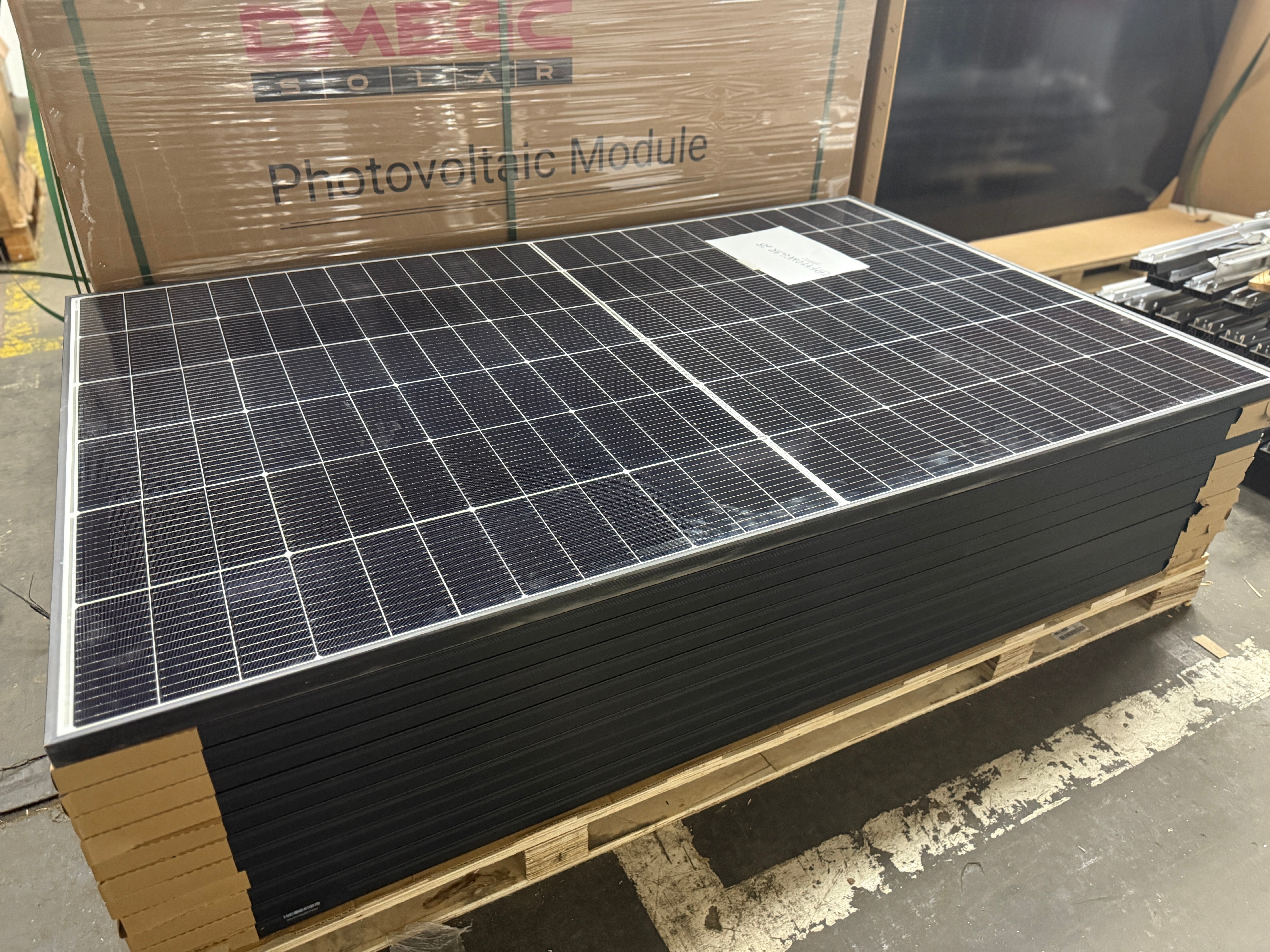 Restposten 12xTrina Vertex S+ Solarmodul Glas/Glas TSM-NEG9R.28 440W Black Frame