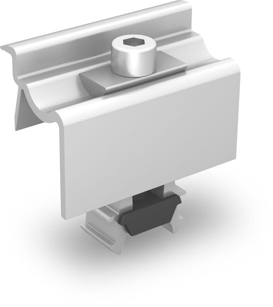 - Universal Endklemme OneEnd 30-42 mm, silber